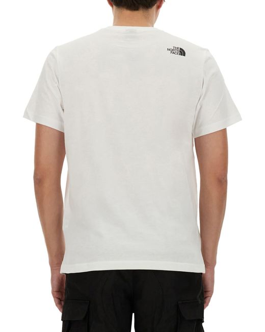 The North Face White T-Shirt With Logo for men