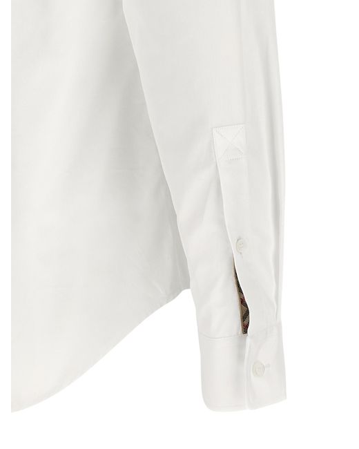 Burberry White 'Sam' Shirt for men