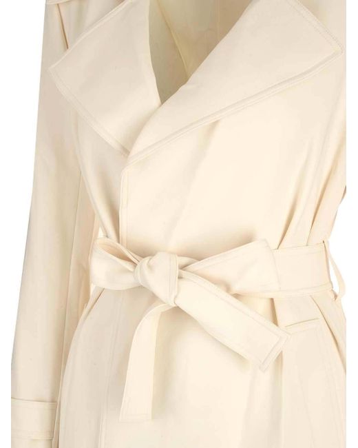 Theory Natural Oaklane Trench Belted Coat