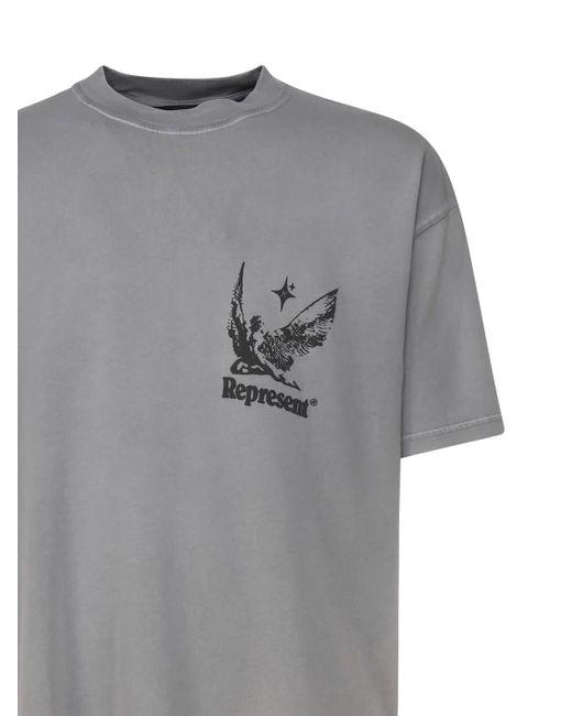 Represent Gray T-Shirt Spirit Of Summer for men