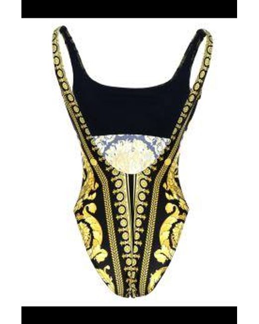 Versace Metallic 'Barocco' Bikini Bottom