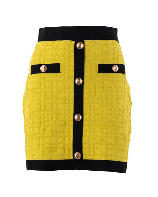 Elisabetta Franchi Yellow Skirts