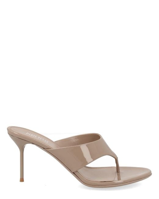 Paris Texas Natural Mules Lidia Calf Leather