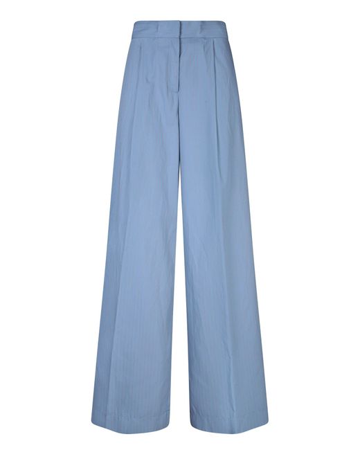 FEDERICA TOSI Blue Cerulean Tailored Trousers