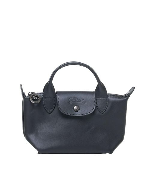 Longchamp Blue Xtra Xs Top Handle Bag