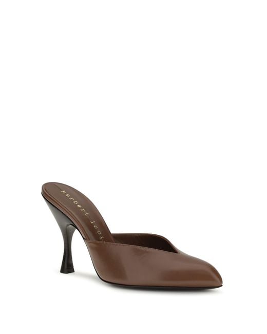 Herbert Levine Multicolor Sitting Pretty Mules Calf Leather Bos Taurus Sandal