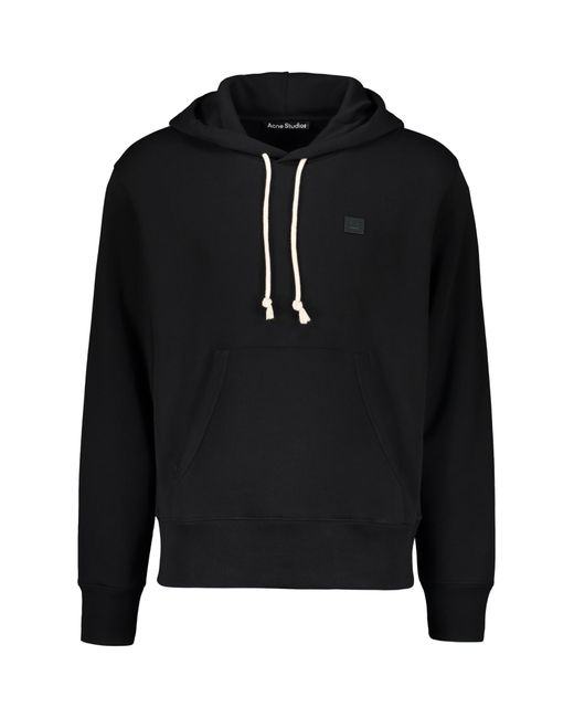 Acne Black Hooded Sweatshirt for men