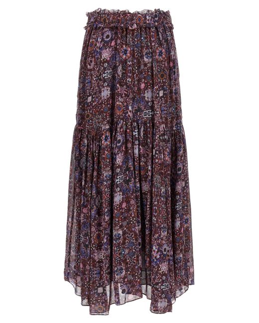 Isabel Marant Purple 'Besma' Skirt