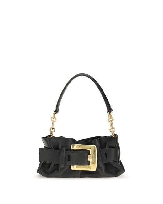 Balmain Multicolor Mini Anthem Bag Calfskin Leather Calf Suede Shoulder