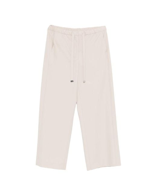 Max Mara White Trousers Smmargenta Wool