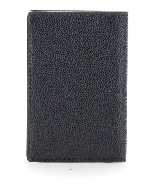 Tod's Blue Cardholder Grained Leather Calfskin Accessory for men