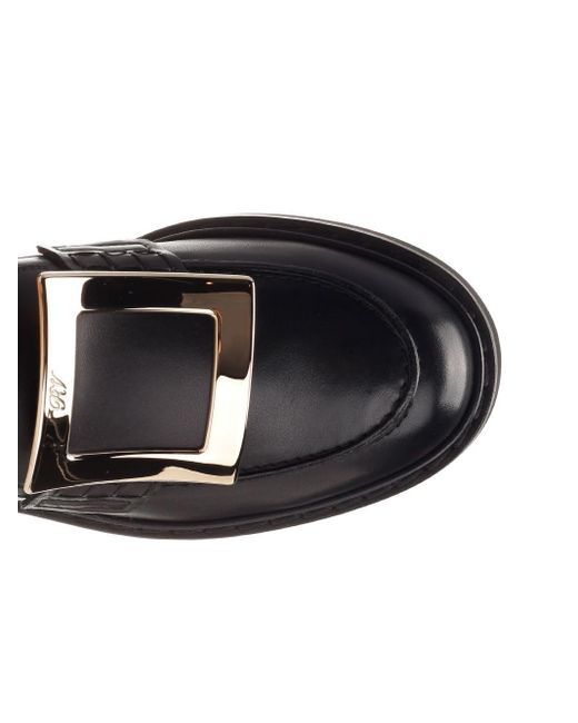Roger Vivier Black Viv Loafers