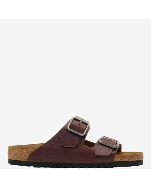 Birkenstock Brown Sandals Arizona Wire Buckle Leather Slippers