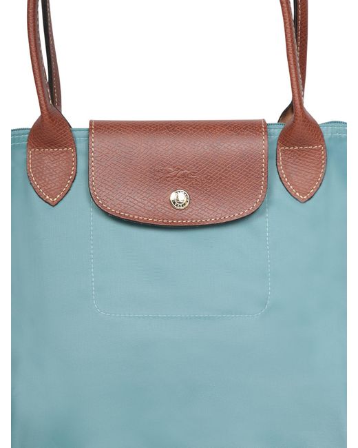 Longchamp Blue Le Pliage M Eucalyptus Bag