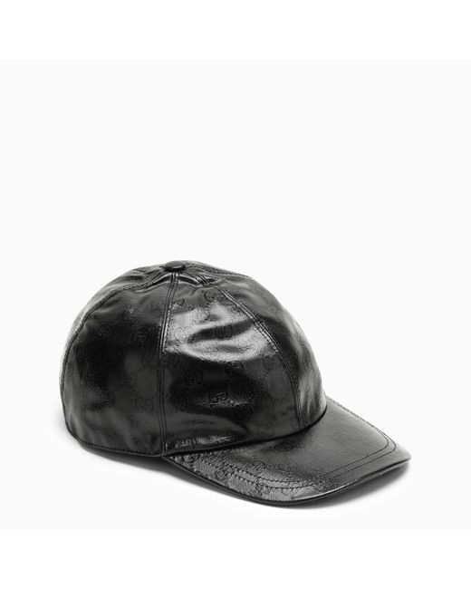 Gucci Black Hat With All-Over Logo for men