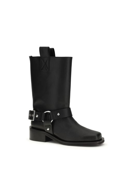 Ganni Black Biker Boots