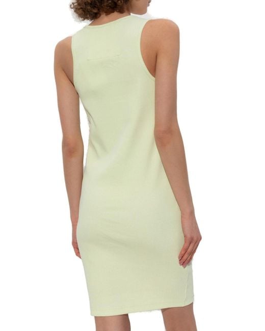 Givenchy White Ribbed Dress