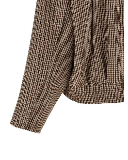 Brunello Cucinelli Brown Virgin Wool Jacket Clothing