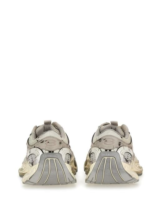 Balenciaga White Sneakers Stapler Polyurethane Trainers