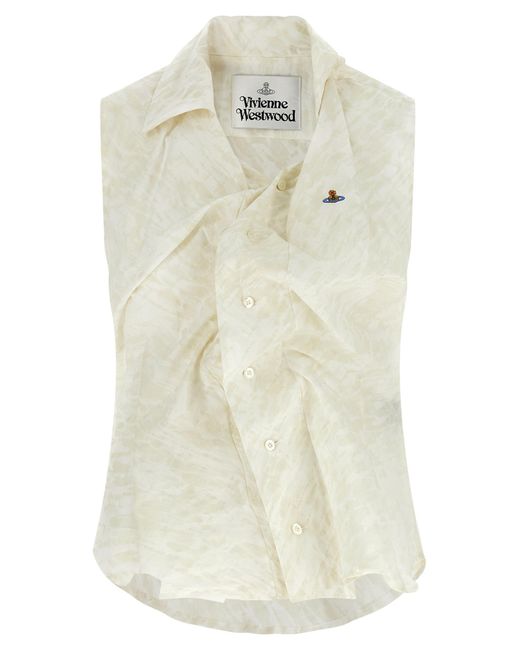Vivienne Westwood White 'Drunken' Shirt