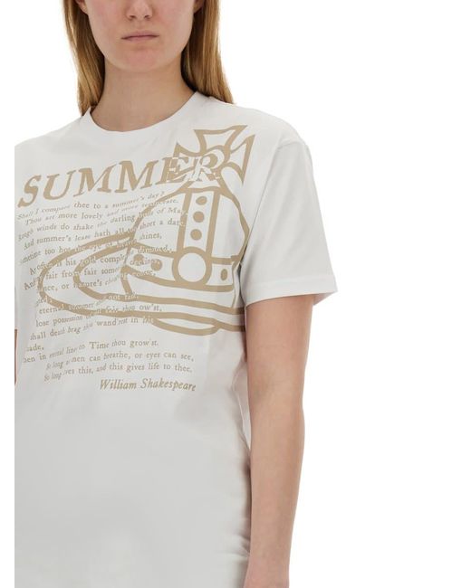 Vivienne Westwood White "Summer Classic" T-Shirt