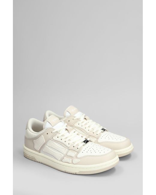 Amiri White Skel Top Low Sneakers