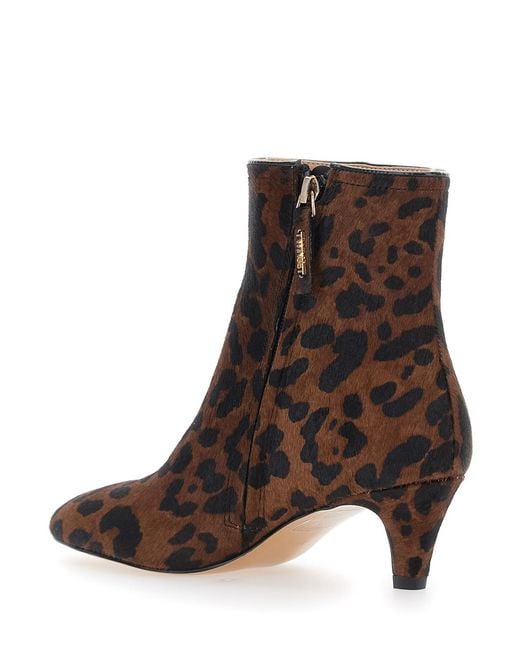 Twinset Brown Ankle Boots Polyurethane