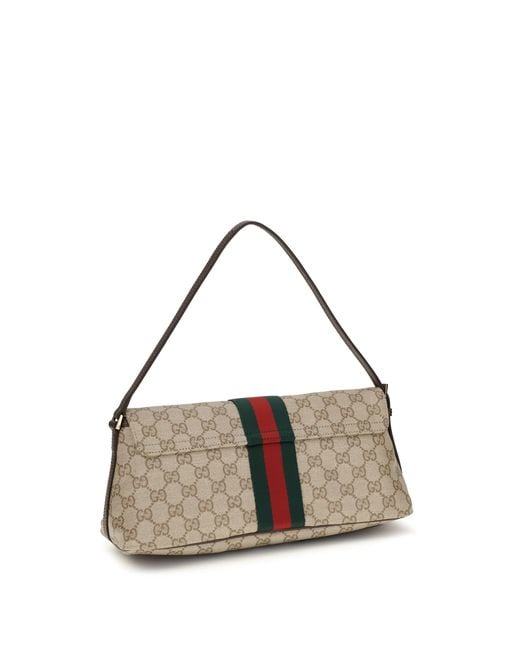 Gucci Brown Shoulder Bag Madison Coated Gg Fabric Handbags
