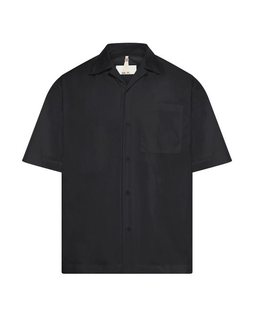 OAMC Black Kurt Shirt, Scribble Patch for men