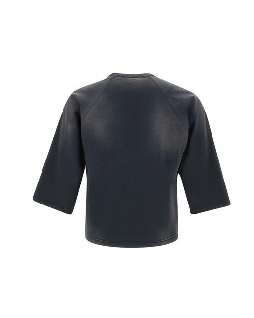 DIESEL Blue T Croxt Cotton T-Shirt for men