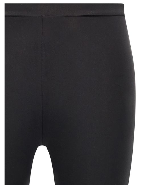 Courreges Black 'Reserved Tech' Leggings