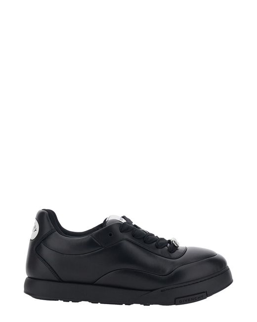 Givenchy Black Low-Top Leather Sneakers Trainers for men