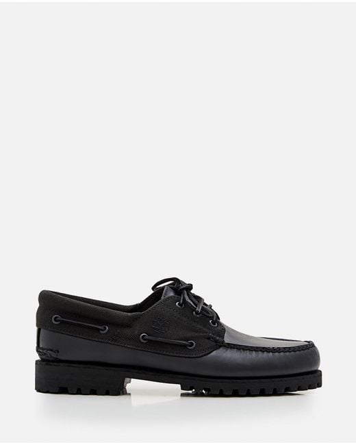 Timberland Authentic Boat Shoe Blackout Full Grain for Men | Lyst