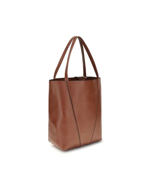 Chloé Brown Calf Leather Bos Taurus Shoulder Bag