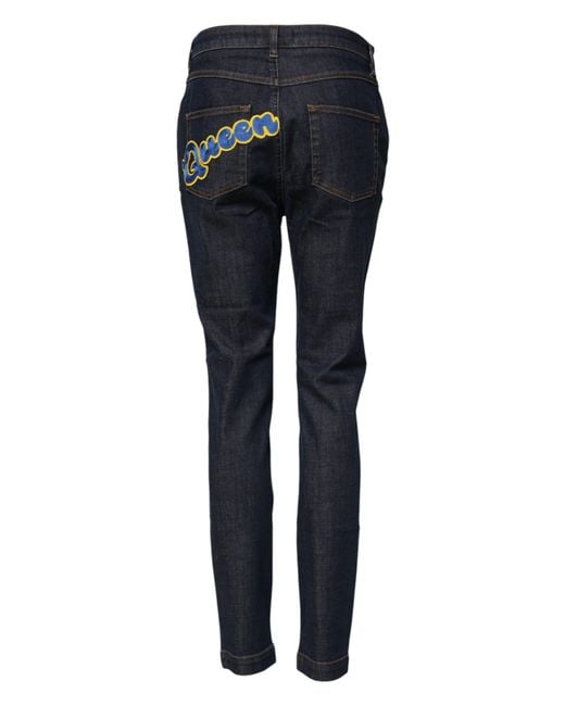 Dolce & Gabbana Blue Dark Wash Denim Jeans