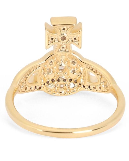 Vivienne Westwood White Ring Little Orb Rings