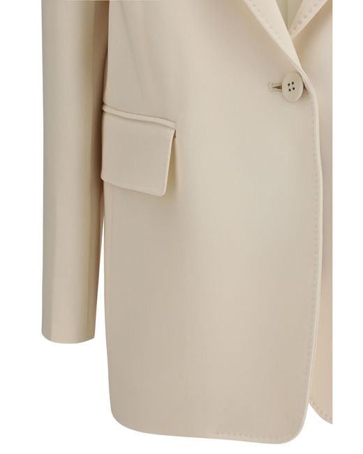 Max Mara Natural Blazer Bosco Triacetate Jacket