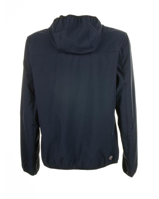 Colmar Blue Jacket With Zip And Hood for men