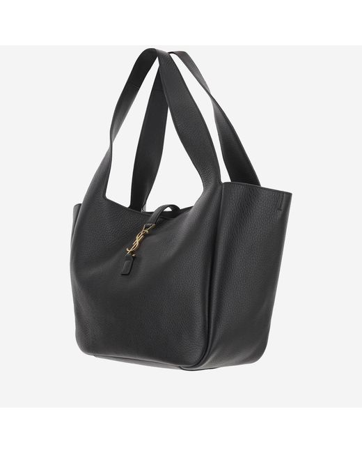 Saint Laurent Black Bea Soft Buckskin Bag Shoulder