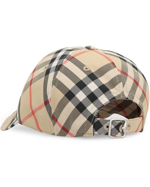 Burberry Natural Logo Baseball Cap Polyester Hat