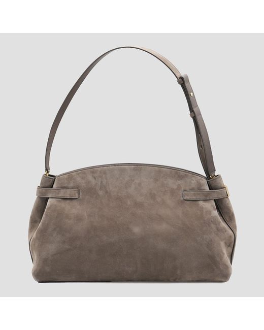 【送料&関税込】Ferragamo Brown Leather Hug Multipocket (l) Multipocket Hug crossbody bag - Women | Ferragamo