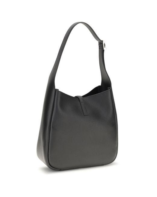 Saint Laurent Black Le 5 À 7 Shoulder Bag Calf Leather Bos Taurus