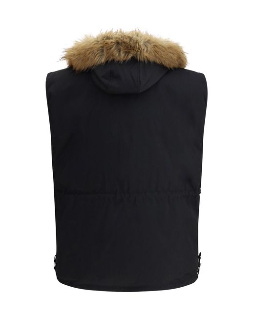 Balenciaga Black Reversible Down Vest