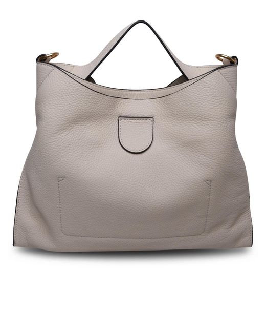 See By Chloé Natural Joan Cement Cowhide Bag