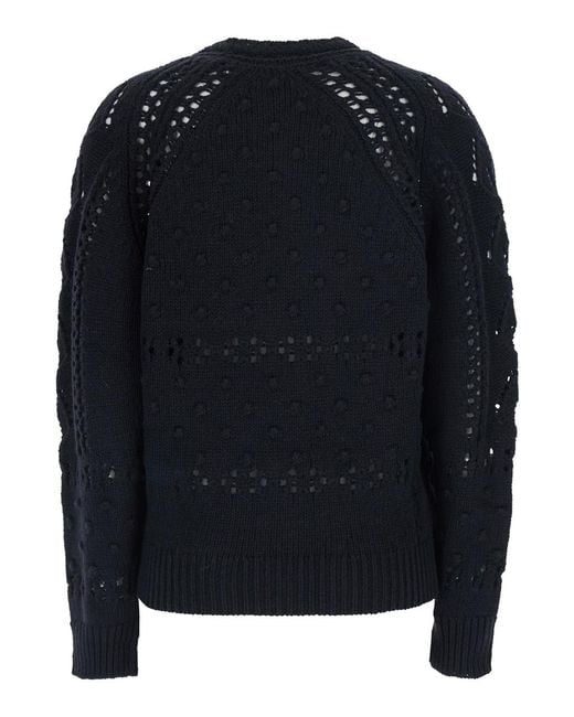 Isabel Marant Black Sweater Luce-Ga Cotton Tops
