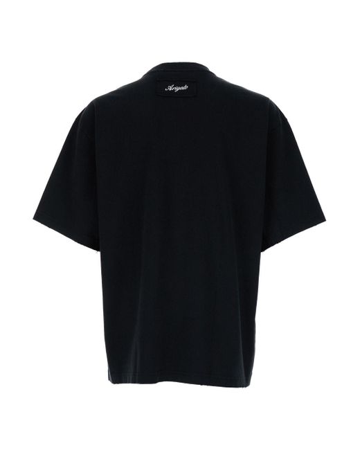 Axel Arigato Black Crew Neck T-Shirt for men