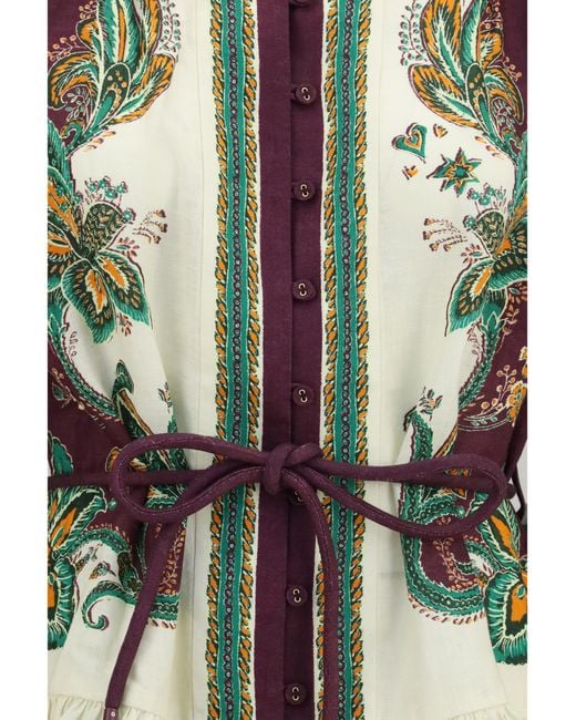 ALÉMAIS Multicolor Ruthie Dress Linen