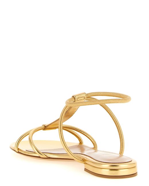Gianvito Rossi Natural 'Lilo' Sandals