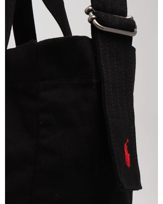 Polo Ralph Lauren Black Tote Large Canvas Tote for men