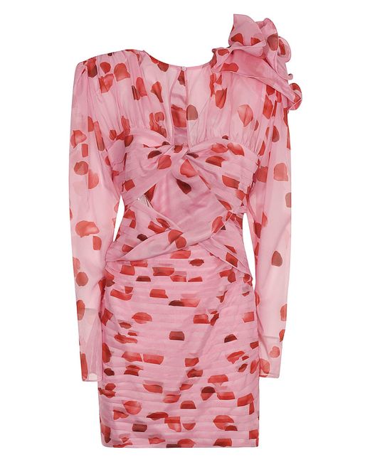 Magda Butrym Petal Dress in Pink | Lyst UK